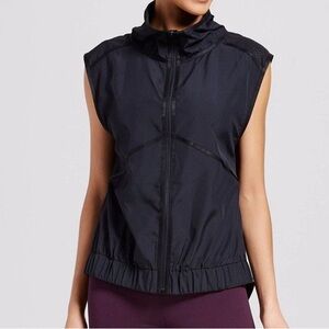 C9 Champion Black Ebony Vest Jacket Top Reflectiv Zip